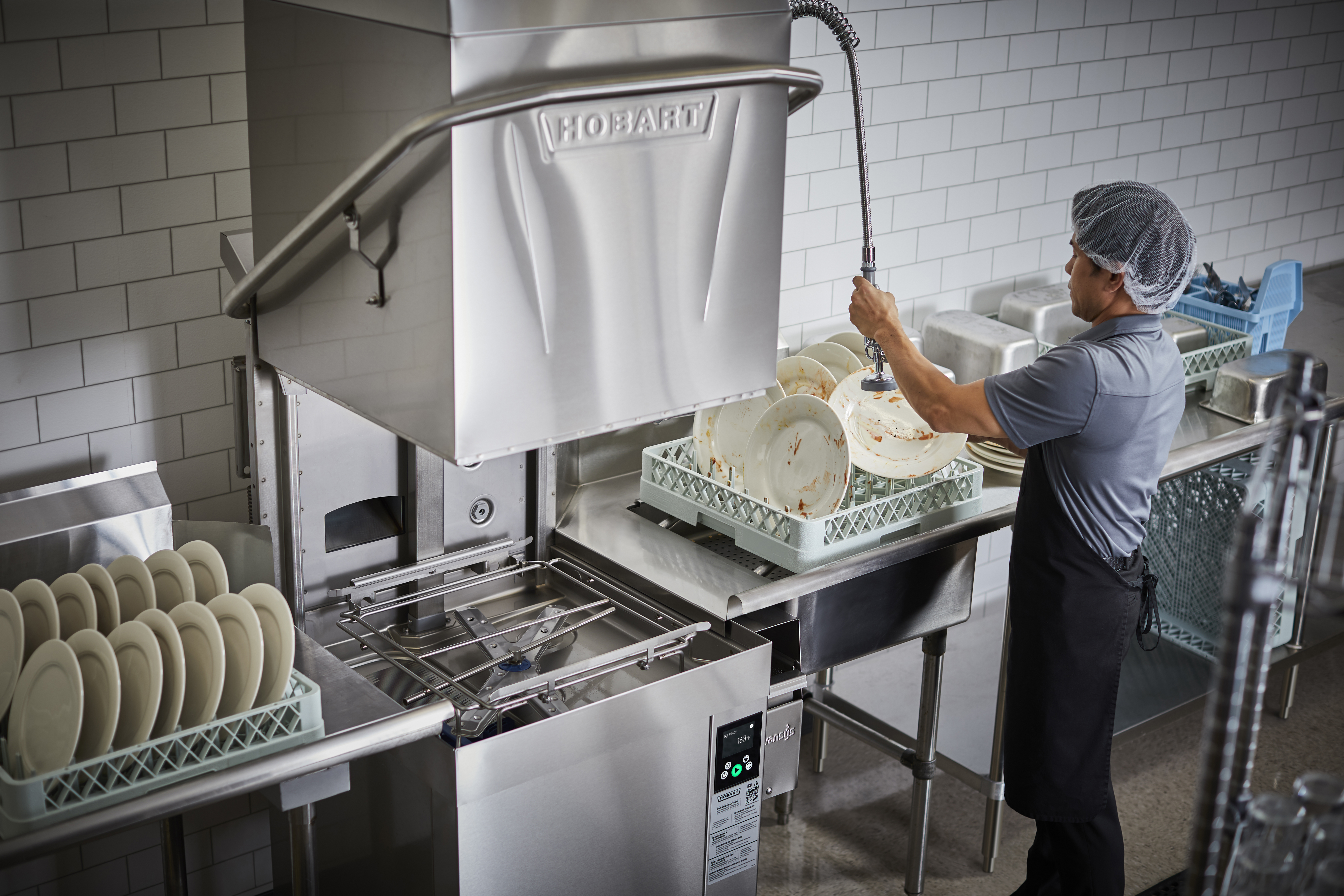 Hobart AM16SCB Door Type Commercial Dishwasher | ITW Food Equipment Group